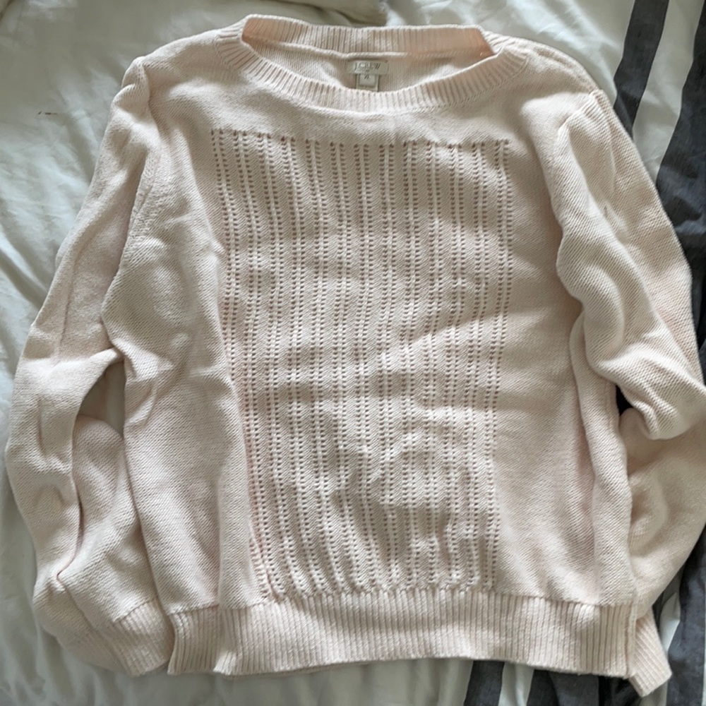 Soft Pink J. Crew Sweater